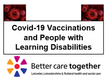 covid vaccinations and people with learning disabilities logo