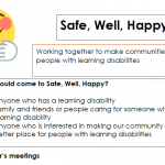 Safe Happy Well Information 2021