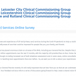 NHS GP practice survey